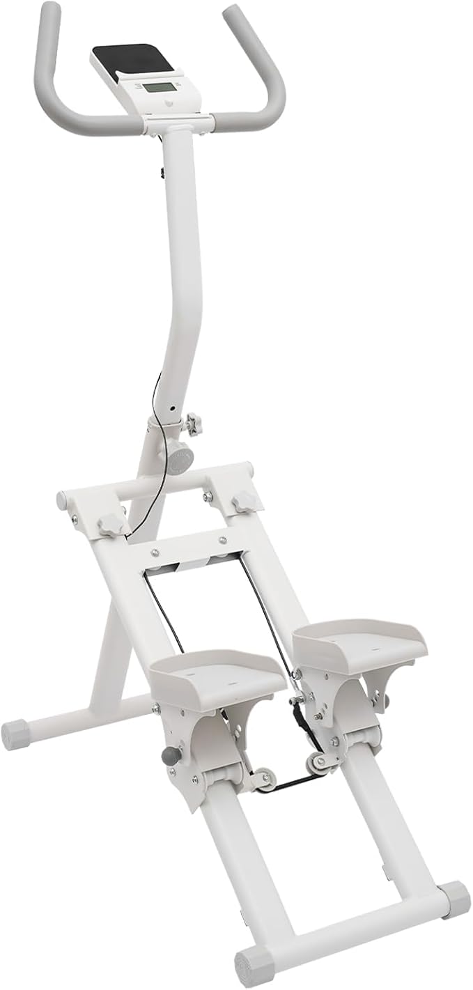 Home Climbing Stepper Machine, Foldable Stepper with Digital Monitor 3 Resistance Levels and 264LBS Capacity for Full Body Workout at Home Gym