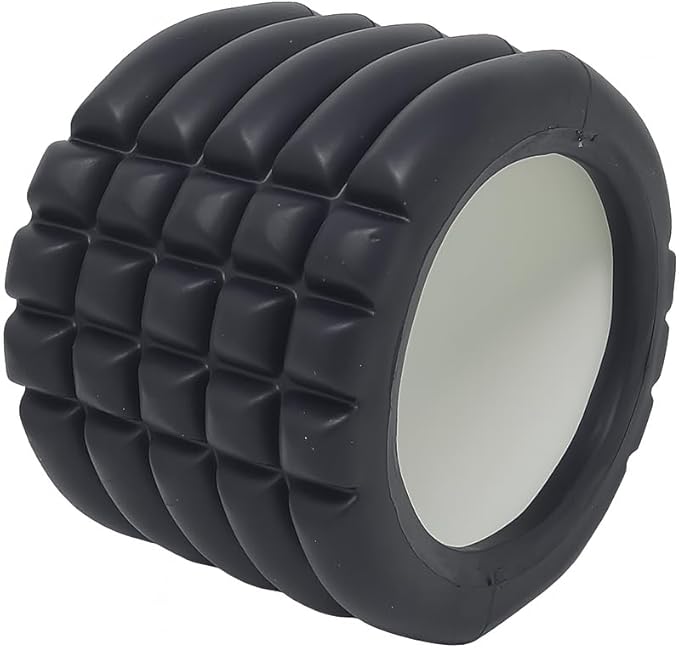 5” Mini Foam Roller - Firm, Deep Tissue Muscle Massager, Myofascial Release, Travel Friendly (Black)