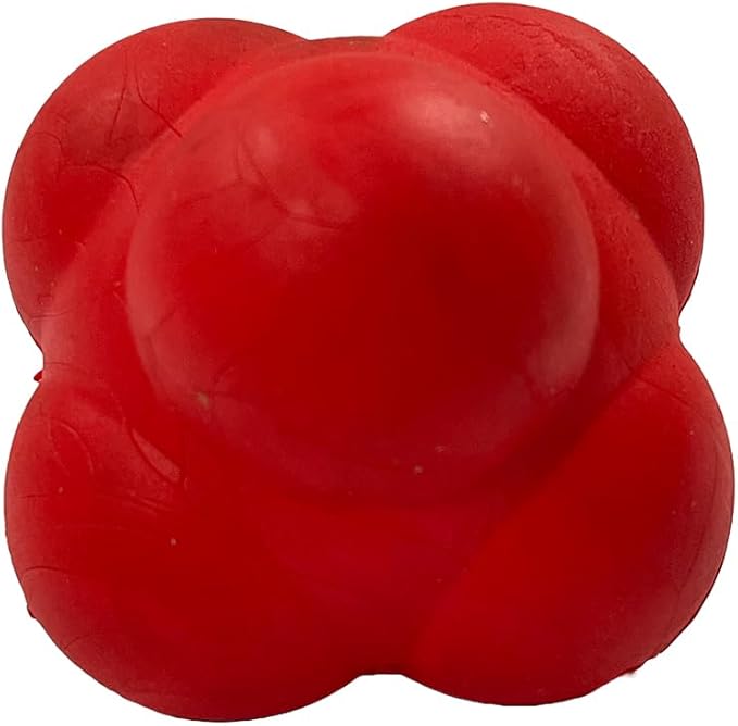 Agility Bounce Reaction Ball for Exception Hand Eye Coordination Small Red