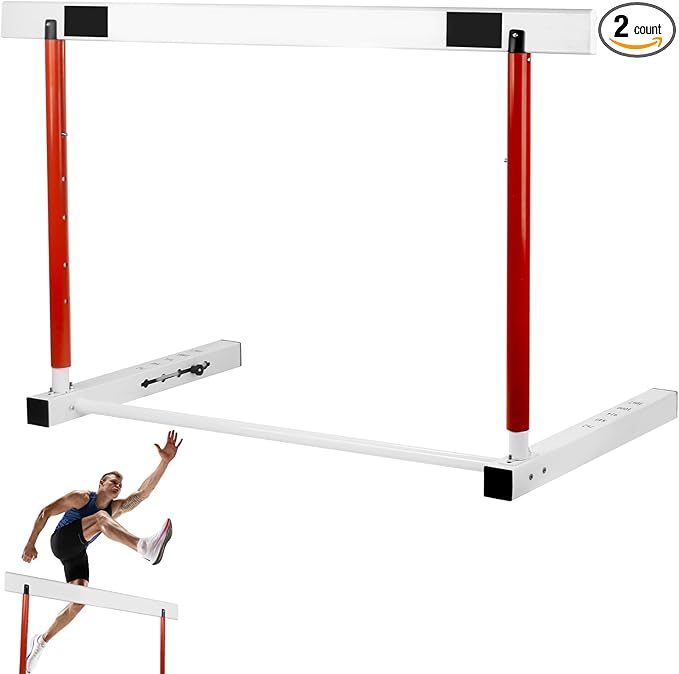 Adjustable Hurdle Training Hurdle Track and Field Equipment Professional Track and Field Hurdles with Counterweight for Personal Training Track and Field Competition