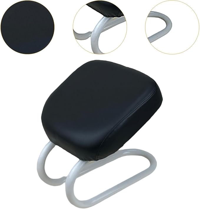 Meditation Stool Kneeler Ergonomic Stable Portable Prayer Bench for Yoga Studio and Home Use 11.22x10.24inch- Black