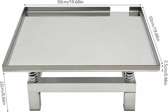 Concrete Vibrating Table, Vibration Test Bench Platform Stainless Steel Mini Vibration Table 110V