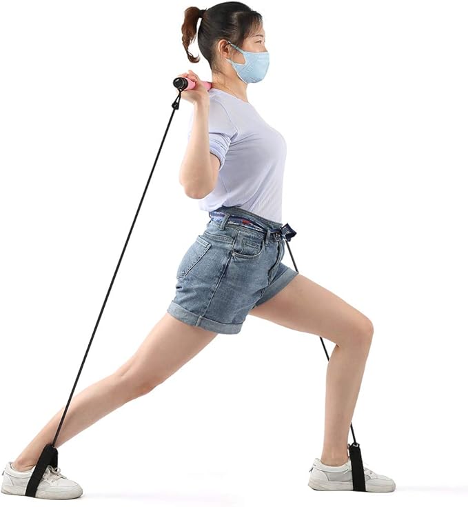 Pilates Bar, TPE Tube with Foam Grip for Yoga Fitness, Home Workout Equipment, Portable and Flexible for Legs Waist Abdomen Exercise