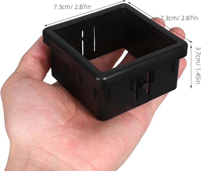 TOYANDONA 4Pcs Tubing Sleeve for Fitness Equipment Precision Fit Hollow Tube Bushing Insert for Square Tubes Enhances Stability Reduces Shaking Home Gyms