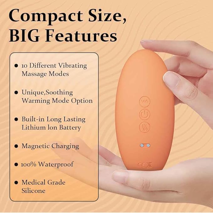 TMJ Relief Products Jaw Massager with Dual Motor Vibrating- Gentle Vibration for TMJ Massage Heating Tool for Pain Relief, Tension, Stiffness, and Headaches