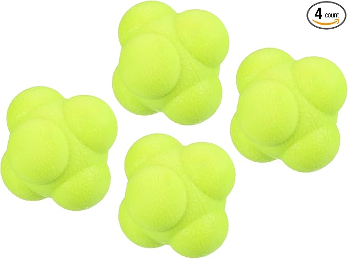 PATIKIL Bounce Reaction Balls Coordination Training Ball, Agility Trainer TPR High Difficulty for Speed Reflex