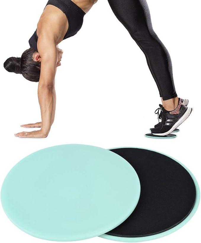 Core Slider, Gliding Discs, 2PCS Exercise Sliders, Full Body Workout for Home Gym, Yoga, Balance Training, Compact and Lightweight Exercise