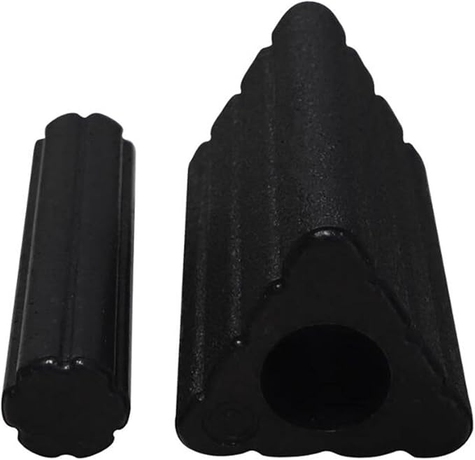 SM SunniMix 2 in 1 Triangle Block Foam Roller Back Legs Foot Massage Home Pilates Pliability Exercise Brick Column Roller