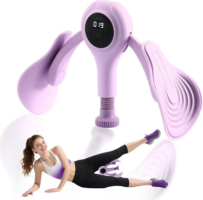 Trainer Kegel Exerciser - Pelvic Floor Exercise Device for Women，Thigh Workout Equipment with Smart Counter, Adjustable Resistance 1-18kg (40lbs)，Adjustable Resistance for Targeted Training