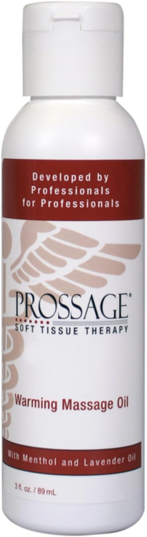 Prossage Heat Warming Relief Massage Oil for Therapuetic Massages, Deep Tissue Massages, and Aromatherapy, Topical Reliever, 3 Ounce Bottle
