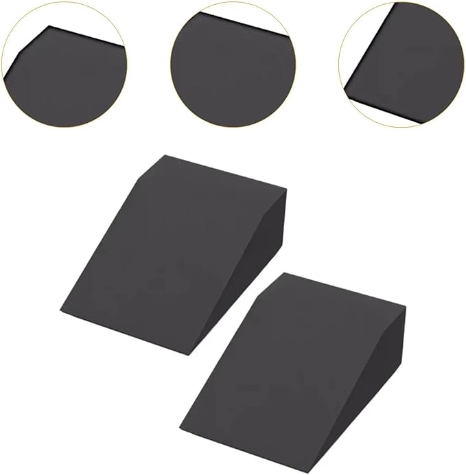 Yoga Foam Wedges 4Pieces Squat Wedge Block Board for Weightlifting Home Gym Bodybuilding Fitness Tight Calves