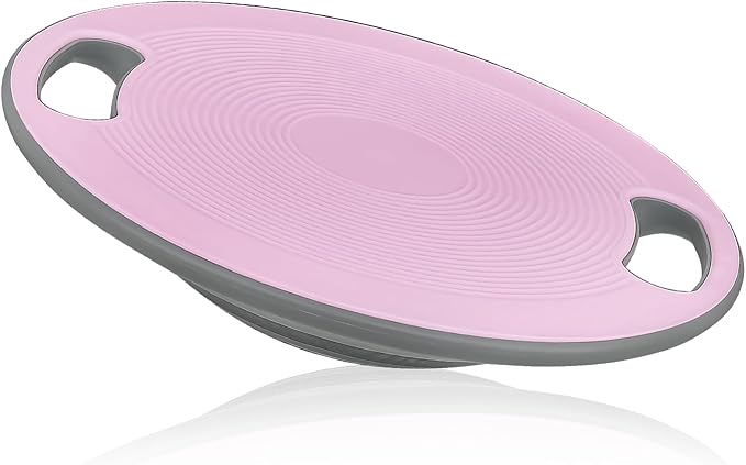 MADOG Wobble Balance Board for Adults, 15.5" TPR Non-slip Surface with Handle for Workout Core Trainer Physical Therapy, Home Gym Stability Board