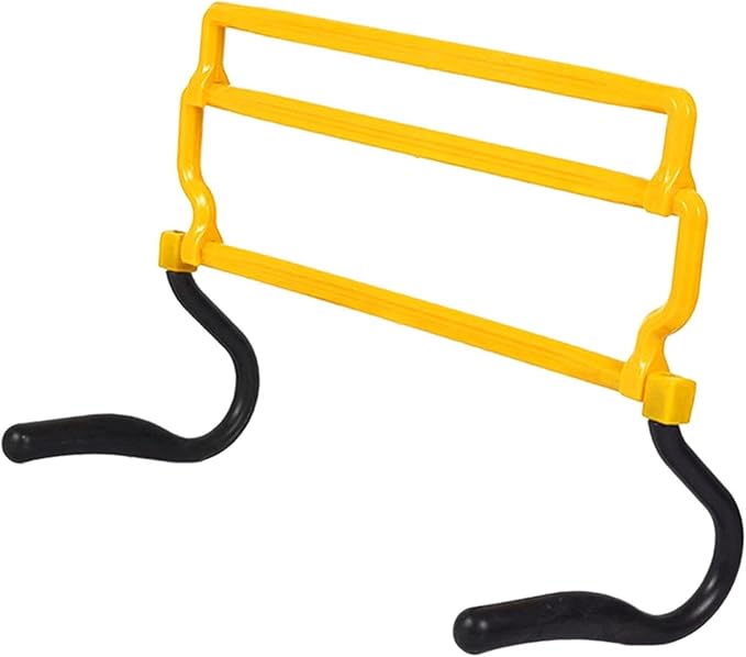 Speed and Agility Hurdles, Adjustable 4-Height Training Hurdles for Football Soccer Basketball