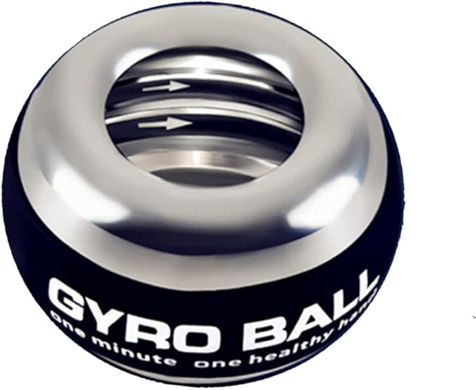 Auto-Start Wrist Power Gyro Ball with LED Lights, Wrist Strengthener and Forearm Exerciser for Stronger Arm Fingers and Muscle
