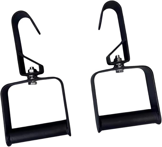 2X Pull up Handles Exercise Machine Attachment Non Slip LAT Pulldown Handle for Strength Training Resistant Bands