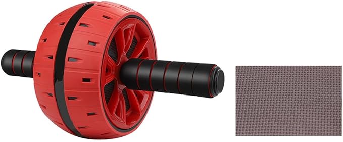 Ab Roller Wheel with Knee Pad Silent Exercise Roller Wheel for Core Workout for Home Strength Training and Muscle Toning