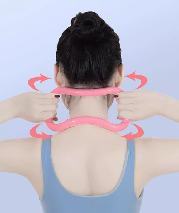 2Pcs Yoga Ring for Leg Calves, Pilates Circle Ring for Back Toning Thighs Abs and Legs, Fitness Rings for Yoga, Pilates, Gymnastics Exercise Workout
