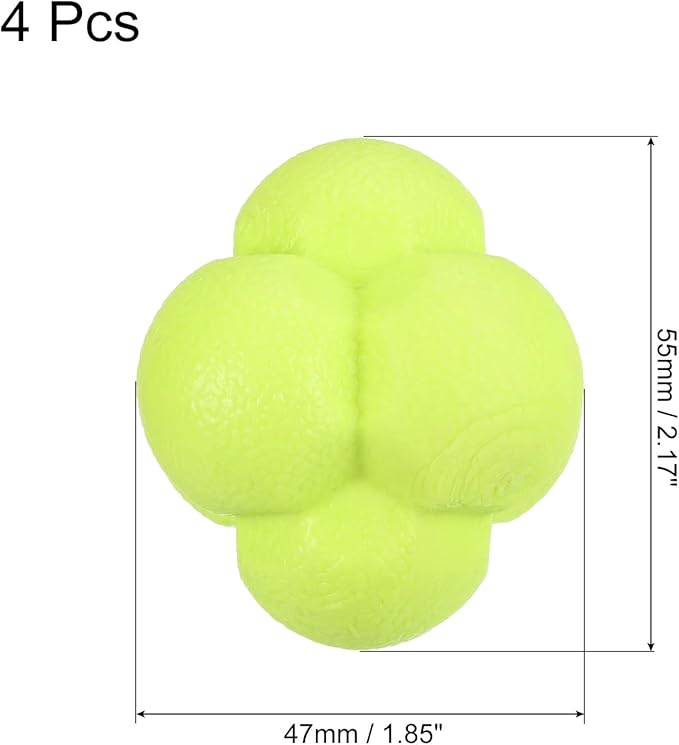 PATIKIL Bounce Reaction Balls Coordination Training Ball Agility Trainer, TPR High Difficulty, for Speed Reflex