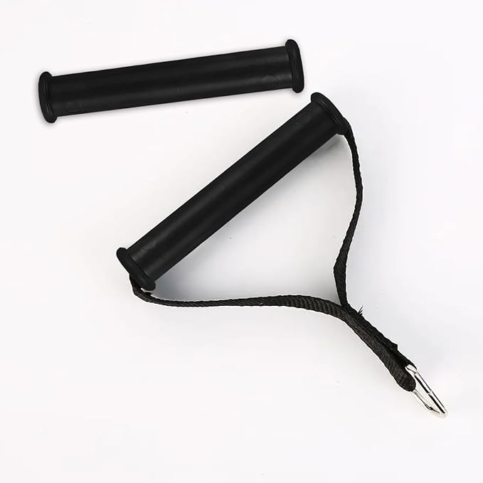 TOYANDONA 20pcs Fitness Handles Resistance Band Handles Plastic Ergonomic Cable Portable Workout for Home Gym Strength Training Equipment