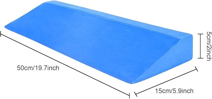 Yoga Squat Wedge Block,Pilates Yoga Wedge Stretch Accessories,Eva Support Inclined Squat Plate Balance Supportive Foam Wedge Block,for Exercise Wrist Strength Fitness Gym(Black)