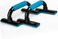Push Up Bars Strength Training - Pushup Handles With Rubber Grip, Home Fitness Equipment with Anti-Slip Sturdy Structure Floor Workouts Push Up Stands for Man Women
