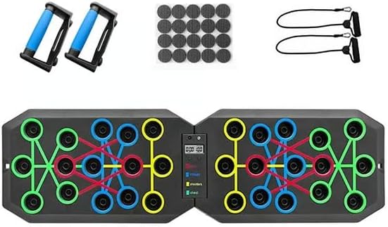 Foldable Push Up Board - Portable Push Up Handles for Home Gym, Professional Strength Training Equipment for Men and Women