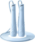 Kids Jump Rope for Children-Adjustable Speed Skipping Rope with Dual Bearings, Segmented Anti-Tangle Cord, Silicone Handles, Indoor Outdoor Fitness Toy for Boys & Girls