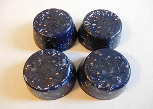 2 Indigo Blue Small Tower Buster Crystal Orgone Generator Energy Accumulator 528Hz/7.83Hz/Advance Harmonics Many Beautiful Ingredients and Colors!! (Indigo Blue)