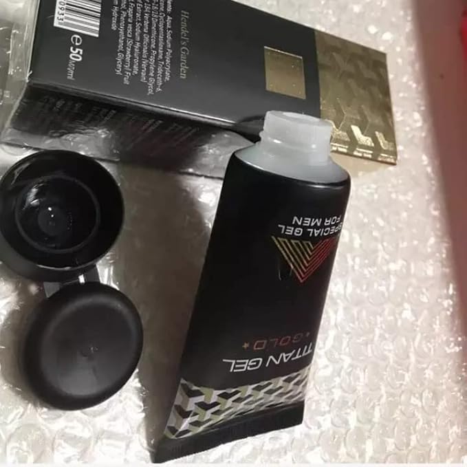 Irvy 2in1 Titan Gel Gold + Maral Power Gel for Male Energy Performance, Extra Strength Massage Cream for Men