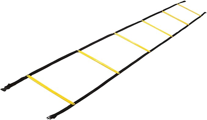 Agility Ladder, Speed Training Equipment for Athletic Agility Improvement Fixed Sports Training Ladder for Football Basketball Athletes Fitness Home Gym