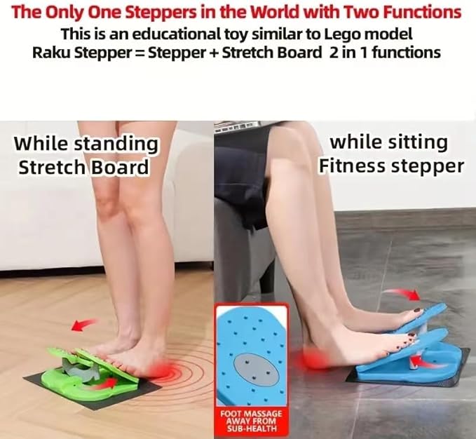 Simple Leg Exerciser While Sitting for Seniors Foot Pedal Exerciser