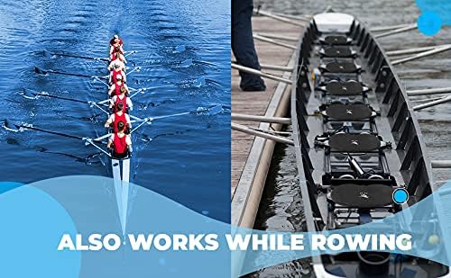 Rowing Machine Seat Cushion (Model 3) for The Concept 2 Rowing Machine with Custom Gel That Fits The Concept 2 Rower, WaterRower Pad, Crew Boat, Sculling, Kayak, and Canoe