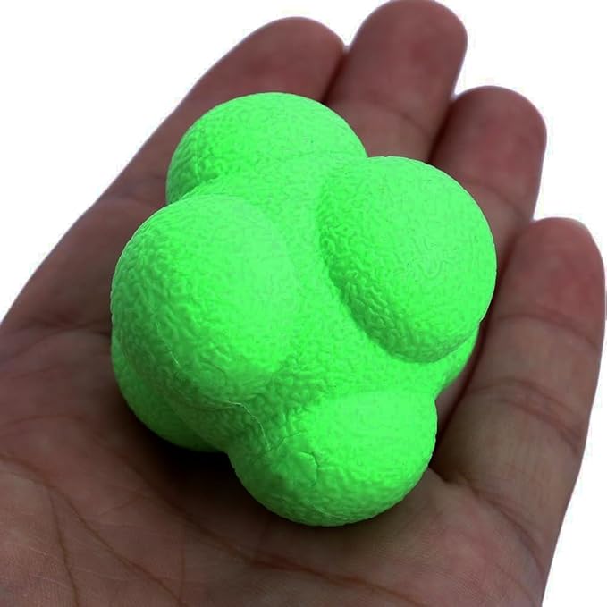 Agility Bounce Reaction Ball for Exception Hand Eye Coordination Large Green