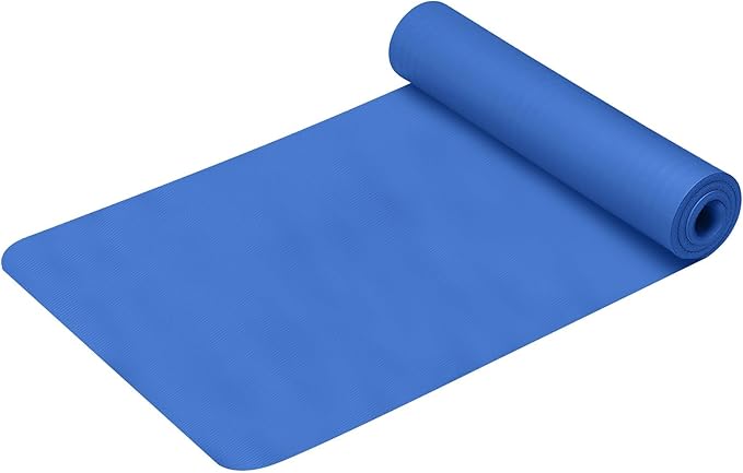 Yoga Mat Non Slip for Women, 1/5 Inch Non-Slip Anti-Tear High Density Extra Thick Workout Mats with Carrying Strap,Kids Yoga Mat for Fitness Stretching Pilates Floor Home Gym