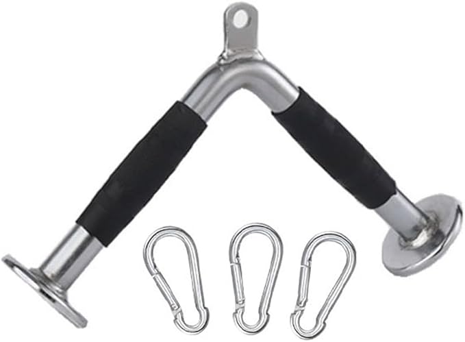 Double Head Rope Pulldown Attachment Set Gym Strength Training Equipment Handles Big Bird Gym Equipment Accessories