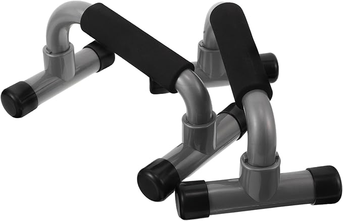 TOYANDONA H-shaped Push up Bars Pair for Home Gym Equipment, Non-slip Parallette Bars with Comfortable Handles, Compact Strength Training Pushup Stands for Chest and Floor Workouts