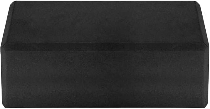 Yoga Wheel Cotton Stretching Strap Set Stability Blocks Pilates Exercise Pack for Beginners (Black)