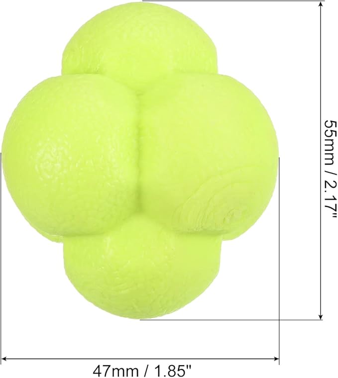 PATIKIL Bounce Reaction Balls, Coordination Training Ball Agility Trainer TPR High Difficulty, for Speed Reflex