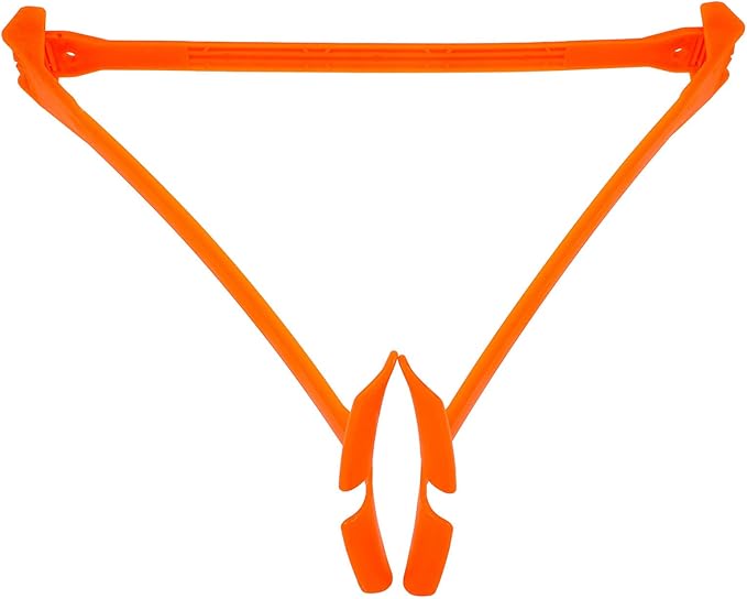Kichvoe Adjustable Orange Soccer Training Hurdles Set, Wear-Resistant Plastic Speed and Agility Hurdles and Athletes, Foldable Football Practice Equipment for Speed and Agility Drills