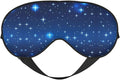 Blue Star Pattern Head-Mounted Double-Sided Light-Blocking Sleeping Eye mask to Protect Eyes and Relieve Eye Fatigue