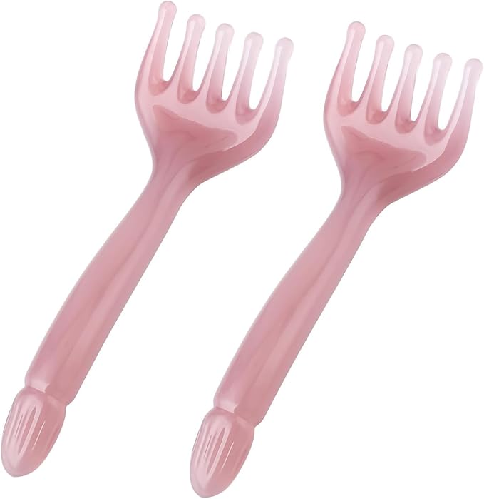Scalp Comb, 2 Pcs Scalp Massager Handheld Comb Resin Relax Massage Manual Relaxation Spa Tool for Soothing Head Massage