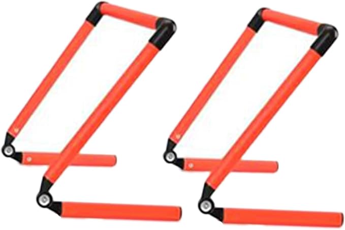 2Pcs Agility Training Hurdles Speed and Agility Training Equipments Speed Hurdles for Jumping Basketball Obstacle Fitness