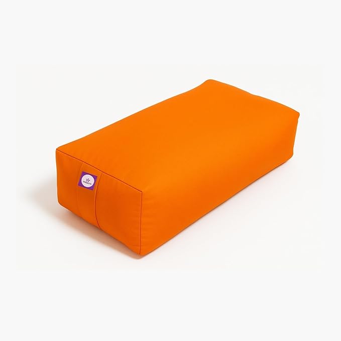 Rectangular Cotton Yoga Bolster, Yoga Pillow, Yoga Cushion, Yin yoga Bolster, Iyengar yoga bolster