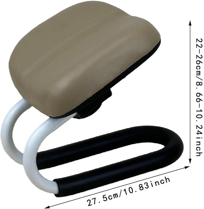 Meditation Bench Kneeling Stool Adjustable Height for Pilates