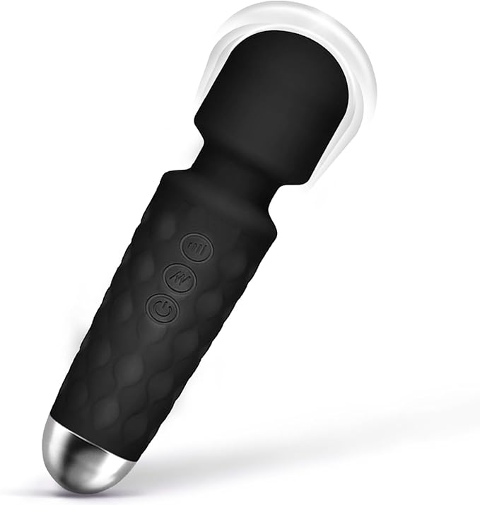 LUMIO Body Back Relaxation Massager - Mini Rechargeable Massager - 9 Speeds 19 Modes - Handheld Portable Massage Tool