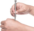 FeelFree Sport Stainless Steel Manual Acupuncture Pen-Deep Tissue Massage Tool-Trigger Point Massage Relief Pain Therapy Tools Full Body Relaxing Trigger Self-Massage Acupressure Bar (A)