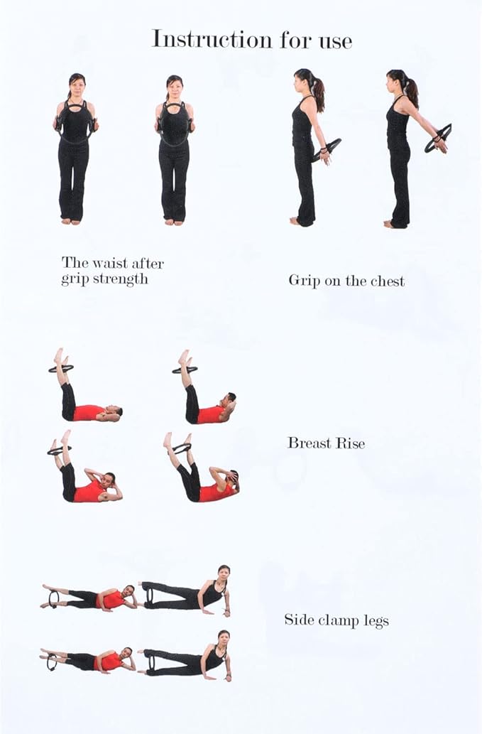 HolaHatha Pilates Ring Magic Circle Cardio Strength Workout Equipment for Beginner and Advanced Yoga, Weight Loss, and Full Body Toning