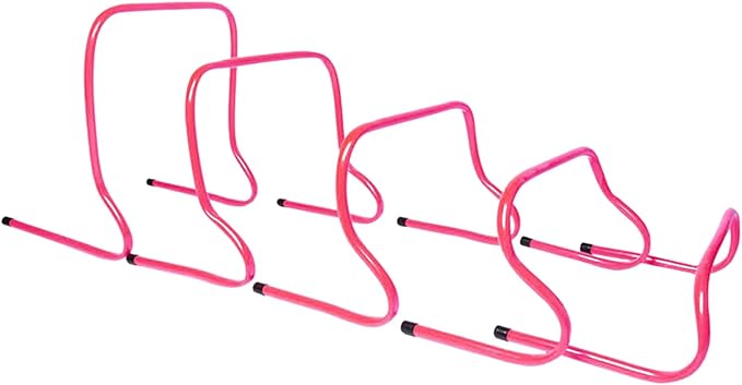 5 Pack Agility Speed Training Hurdles Detachable Agility Training Hurdles Sports Practice Equipment for Athletes, Soccer Football Training Equipment Hurdle Rack 5 Pieces