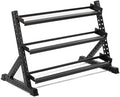 Titan Fitness 3 Tier Dumbbell Weight Rack Stand, Rated 800 LB, Organize Classic Dumbbells, Storage Fitness Rack