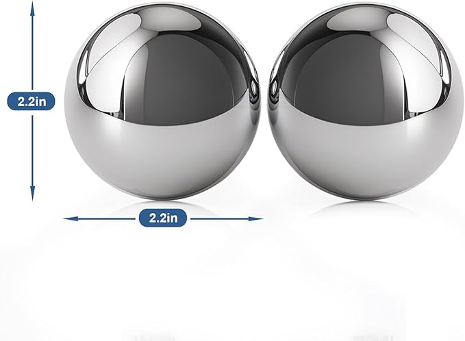 Baoding Balls:Traditional Chinese Balls for Hand Therapy, Hand Exerciser, Finger Exerciser, - for Relieving Office Stress / A Gift for Adults